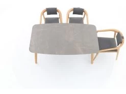 Mustique 6 Chair Dining Set | FSC® Certified | Ex Display -Garden Comfort Shop detail 05 1 1 1