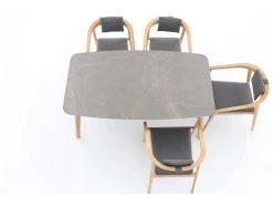 Mustique 6 Chair Dining Set | FSC® Certified | Ex Display -Garden Comfort Shop detail 06 1 1