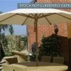 Diamond Teak Parasol - 2.5m Diameter 2 Diamond Teak Parasol - 2.5m Diameter -Garden Comfort Shop diamond 2.5 stock tab 01