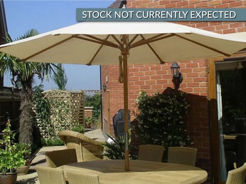 Diamond Teak Parasol - 2.5m Diameter 3 Diamond Teak Parasol - 2.5m Diameter