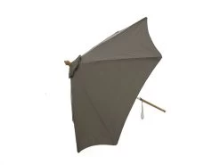 Diamond Teak Parasol 3m Diameter | PRE-ORDER 21 Diamond Teak Parasol 3m Diameter | PRE-ORDER -Garden Comfort Shop diamond parasol grey 03bi 1