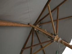 Diamond Teak Parasol 3m Diameter | PRE-ORDER 26 Diamond Teak Parasol 3m Diameter | PRE-ORDER -Garden Comfort Shop diamond parasol grey 07bi 1