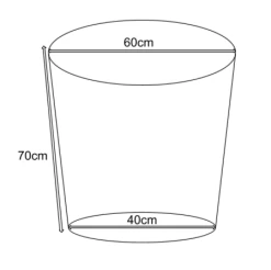 Reclaimed Teak Round Planter