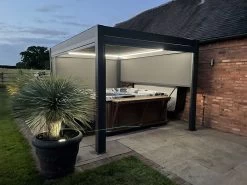 Eclipse 3.6 X 3m LED Motorised Pergola | Wall Mounted 40 Eclipse 3.6 X 3m LED Motorised Pergola | Wall Mounted -Garden Comfort Shop eclipse 2 xl 2 2