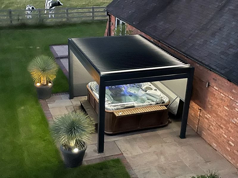 Eclipse 3 X 4m LED Motorised Pergola | Free Standing 15 Eclipse 3 X 4m LED Motorised Pergola | Free Standing - Image 13