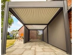 Eclipse 5 X 3m LED Motorised Pergola | Wall Mounted -Garden Comfort Shop eclipse jon2 2xl 2