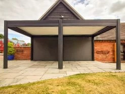 Eclipse 5 X 3m LED Motorised Pergola | Wall Mounted -Garden Comfort Shop eclipse jon4 2xl