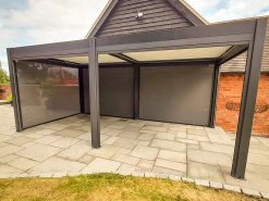 Eclipse 5 X 3m LED Motorised Pergola | Wall Mounted -Garden Comfort Shop eclipse jon5 2xl 2