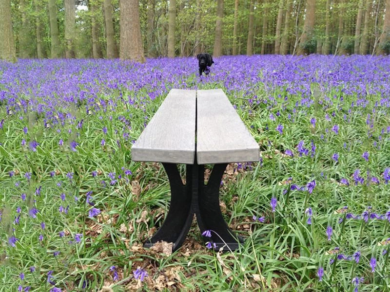 Eco 1.5m Backless Bench Grey 5 Eco 1.5m Backless Bench Grey - Image 3