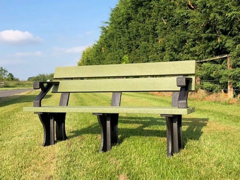 Eco Park Bench Arms 1.3m 9 Eco Park Bench Arms 1.3m - Image 7