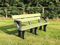 Eco Park Bench Arms 1.5m 30 Eco Park Bench Arms 1.5m -Garden Comfort Shop eco park bench green 5xl 2