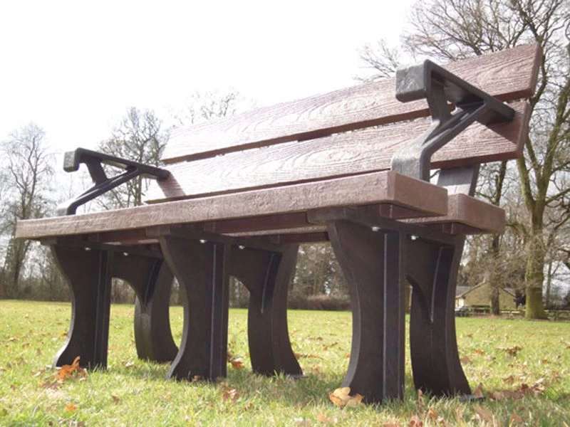 Eco Park Bench Arms 1.3m 13 Eco Park Bench Arms 1.3m - Image 11