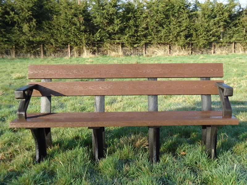 Eco Park Bench Arms 1.8m 10 Eco Park Bench Arms 1.8m - Image 8