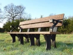 Eco Park Bench Arms 1.8m 20 Eco Park Bench Arms 1.8m -Garden Comfort Shop eco park bench with arms 1 8m xl 2 1 xl
