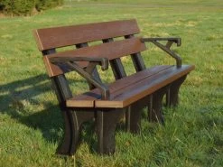 Eco Park Bench Arms 1.8m 16 Eco Park Bench Arms 1.8m -Garden Comfort Shop eco park bench with arms 1 8m xl 3 1 xl
