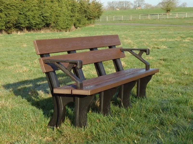 Eco Park Bench Arms 1.8m 9 Eco Park Bench Arms 1.8m - Image 7