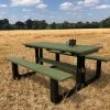 Eco Picnic Table 1.2m 1 Eco Picnic Table 1.2m -Garden Comfort Shop eco picnic table greenxl 1 1