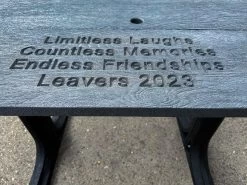 Eco Picnic Table 2.4m 30 Eco Picnic Table 2.4m -Garden Comfort Shop eco bench engraving 2bi 1