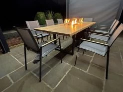 Edge Teak 8 Chair Set | FSC® Certified -Garden Comfort Shop edge teak 8 chair set3