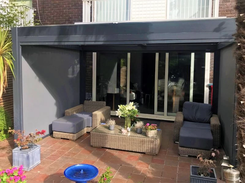 Eclipse 3 X 4m LED Motorised Pergola | Wall Mounted 21 Eclipse 3 X 4m LED Motorised Pergola | Wall Mounted - Image 19