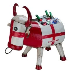 Bruce The Bull Cooler - England 21 Bruce The Bull Cooler - England -Garden Comfort Shop england open the lid with beer xl