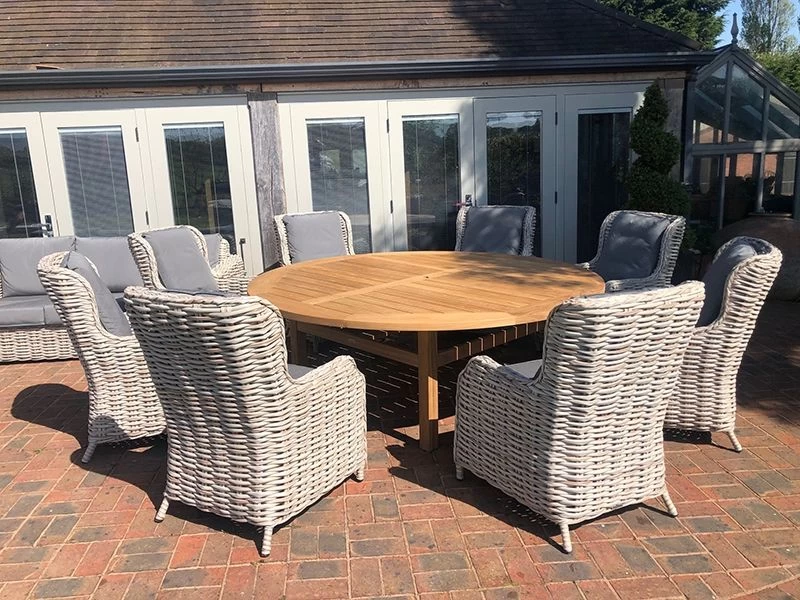 Fiji 8 Chair Dining Set | With Malvern 2.1M FSC® Certified Table 4 Fiji 8 Chair Dining Set | With Malvern 2.1M FSC® Certified Table - Image 2