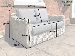Fiji Chill 2 Seater Sofa | Fiji Chill Range 17 Fiji Chill 2 Seater Sofa | Fiji Chill Range -Garden Comfort Shop fiji chill 2 seater