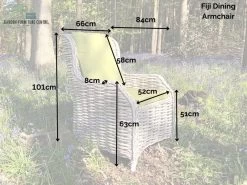 Fiji Dining Armchair 21 Fiji Dining Armchair -Garden Comfort Shop fiji dining armchair