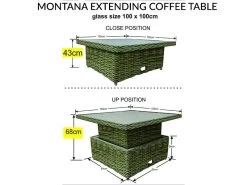 Montana Extending Coffee Table - Square 21 Montana Extending Coffee Table - Square -Garden Comfort Shop fiji new 2023 extending square table 2 1 1
