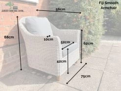 Fiji Smooth Armchair 10 Fiji Smooth Armchair -Garden Comfort Shop fiji smooth armchair