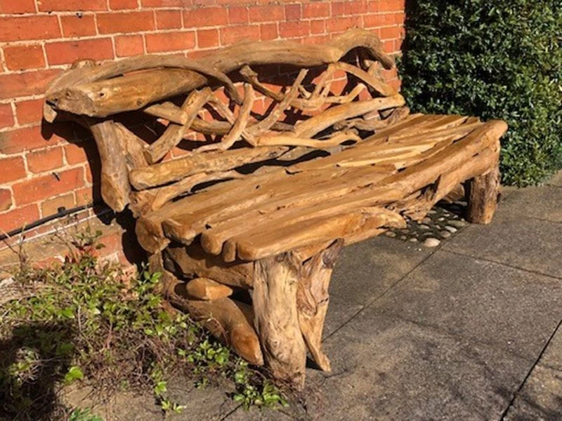 Forest Teak Bench 11 Forest Teak Bench - Image 9