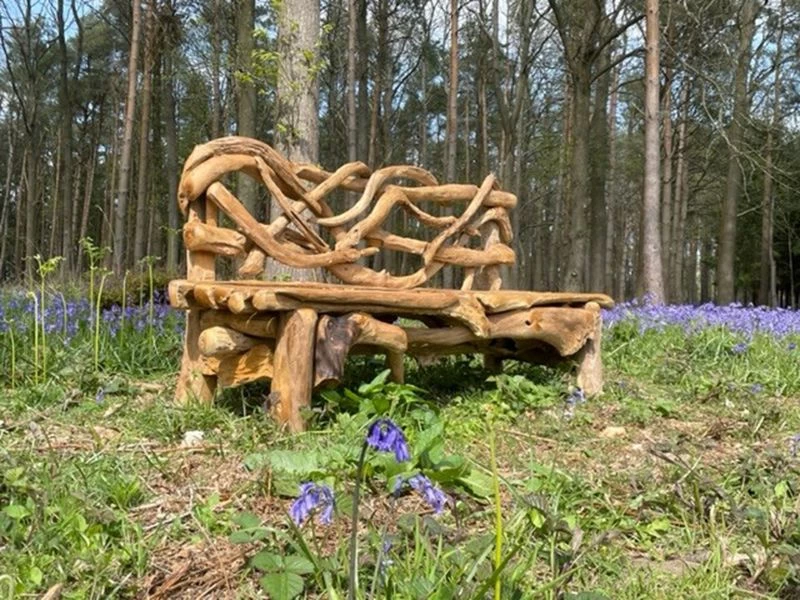 Forest Teak Bench 5 Forest Teak Bench - Image 3
