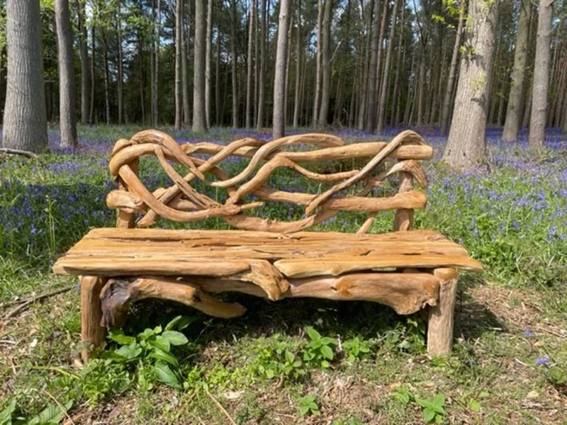 Forest Teak Bench 4 Forest Teak Bench - Image 2