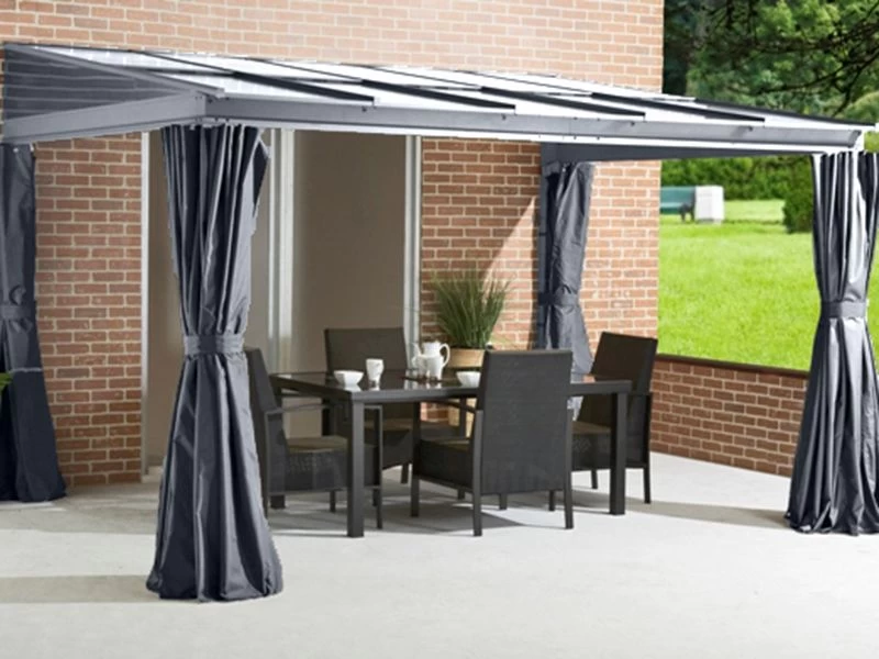 Four Seasons Wall Mounted Gazebo 3m X 3.65m 4 Four Seasons Wall Mounted Gazebo 3m X 3.65m - Image 2