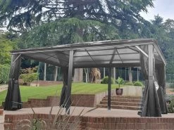 Replacement Curtains | Four Seasons Sedona Gazebo 3.65 X 4.86m 10 Replacement Curtains | Four Seasons Sedona Gazebo 3.65 X 4.86m -Garden Comfort Shop four seasons sedona grey 2 xl 1