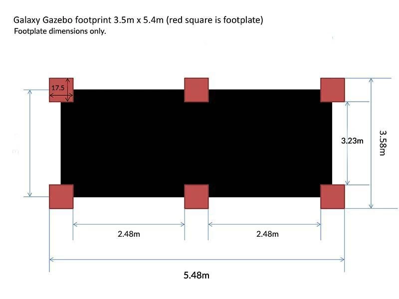 Galaxy Gazebo White - 3.5 X 5.4M 4 Galaxy Gazebo White - 3.5 X 5.4M - Image 2