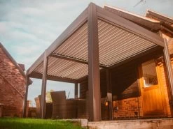 Eclipse 6 X 4m LED Motorised Pergola | Free Standing