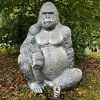 Gorilla Ornament | Silver -Garden Comfort Shop gaz gorilla silver 1 bi