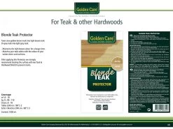 Golden Care - Blonde Teak Protector (1 Litre) 12 Golden Care - Blonde Teak Protector (1 Litre) -Garden Comfort Shop gc salestrainer uk a4 11xl