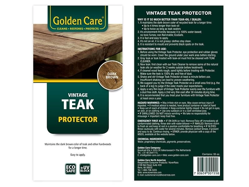 Golden Care - Vintage Teak Protector (1 Litre) 12 Golden Care - Vintage Teak Protector (1 Litre) - Image 10