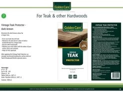 Golden Care - Vintage Teak Protector (1 Litre) 14 Golden Care - Vintage Teak Protector (1 Litre) -Garden Comfort Shop gc salestrainer uk a4 13xl