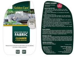 Golden Care Fabric Cleaner 13 Golden Care Fabric Cleaner -Garden Comfort Shop gc salestrainer uk a4 182xl