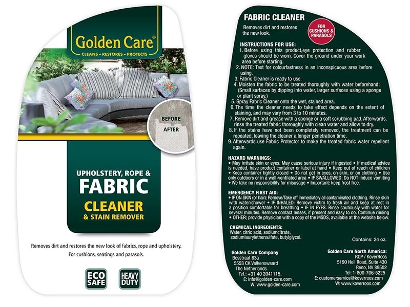 Golden Care Fabric Cleaner 8 Golden Care Fabric Cleaner - Image 6