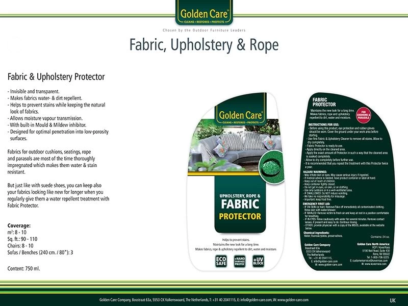 Golden Care Fabric Protector 6 Golden Care Fabric Protector - Image 4