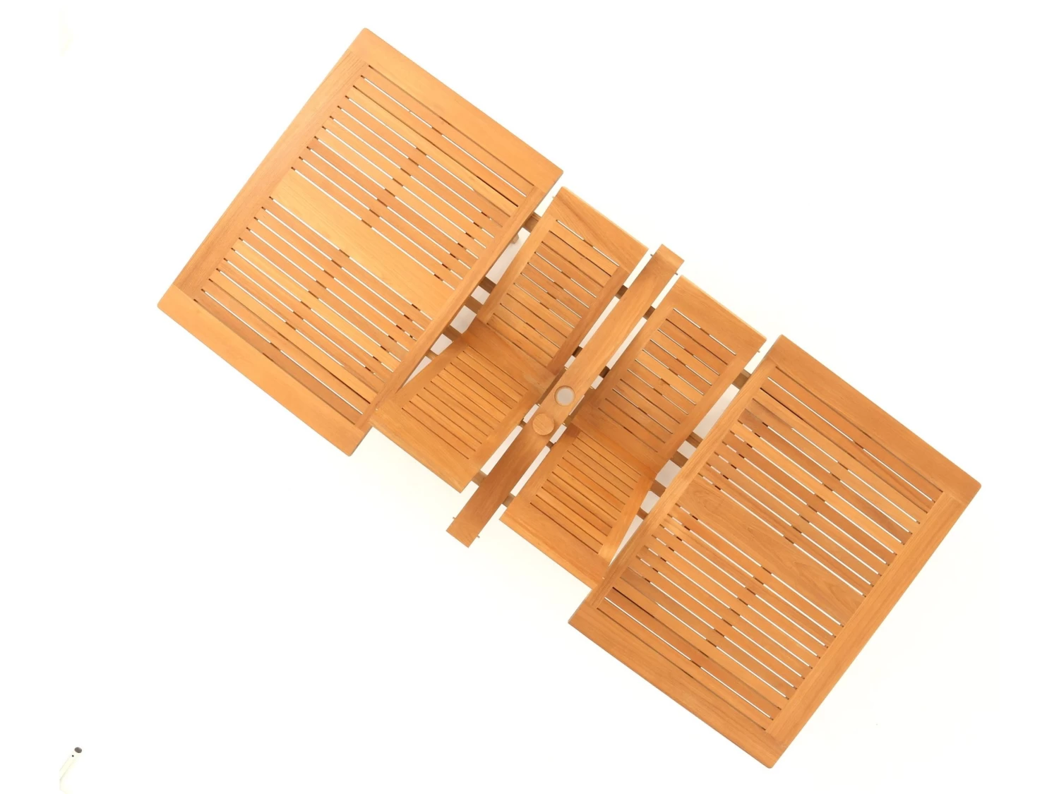 Chunky Rectangular Extending Teak Table | FSC® Certified 9 Chunky Rectangular Extending Teak Table | FSC® Certified - Image 7