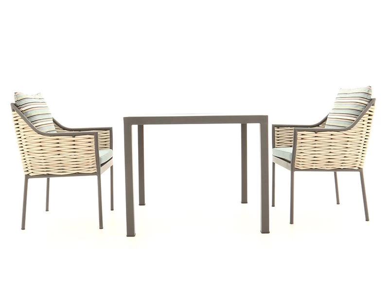 Tahiti Stone Top Dining Set 8 Tahiti Stone Top Dining Set - Image 6