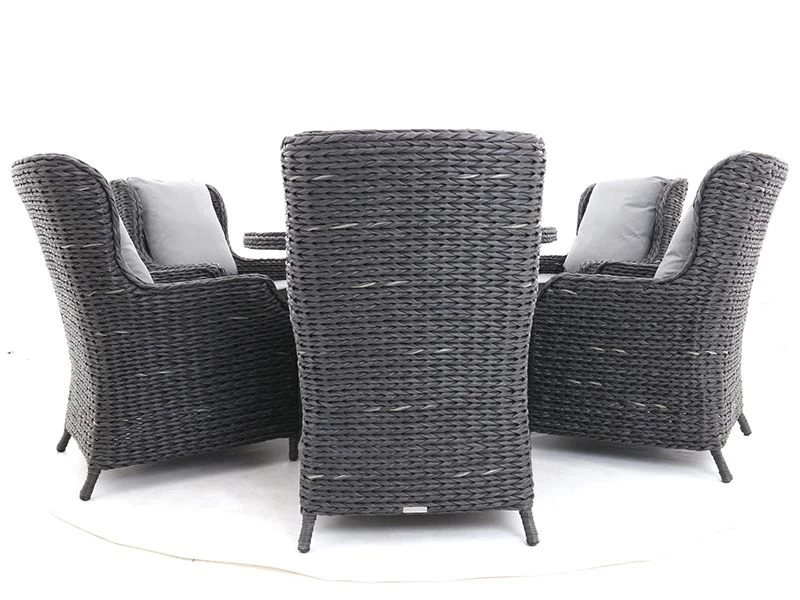 Midnight Montana Round Dining Armchair Set 8 Midnight Montana Round Dining Armchair Set - Image 6