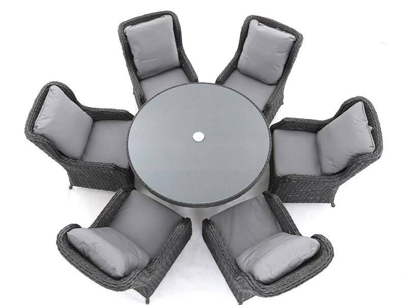 Midnight Montana Round Dining Armchair Set 5 Midnight Montana Round Dining Armchair Set - Image 3