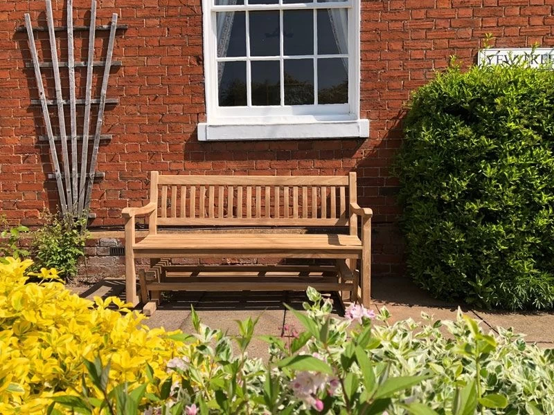 Teak Glider Bench 1.5m 5 Teak Glider Bench 1.5m - Image 3