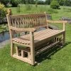Teak Glider Bench 1.3m 2 Teak Glider Bench 1.3m -Garden Comfort Shop glider bench XL 2